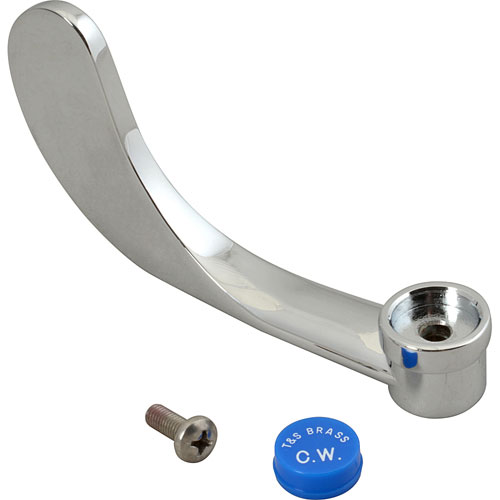 (image for) T&S Brass B-WH4C HANDLE- 4"CHROME HANDICAP (COLD)